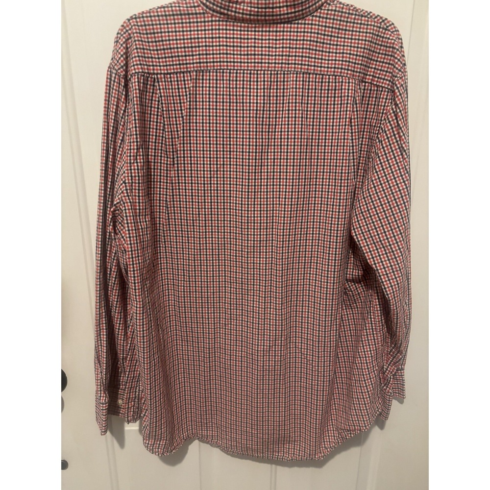 Polo Ralph Lauren XL Button Down Shirt Mens Plaid Blue Red Blue Classic Logo - Picture 6 of 6